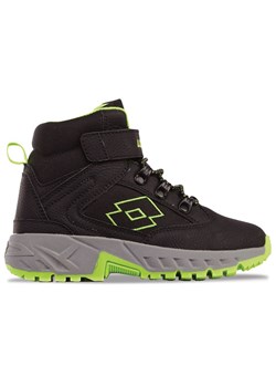 Buty dziecięce Lotto Woodlark Mid 2600440K-1164 - czarne ze sklepu streetstyle24.pl w kategorii Buty zimowe dziecięce - zdjęcie 186270375