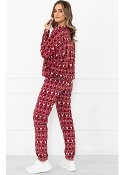 Świąteczna piżama damska bordowa Navara, Kolor bordowy-wzór, Rozmiar S, Italian Fashion - id: 218514 - marki Italian Fashion - 186270468 Świąteczna piżama damska bordowa Navara, Kolor bordowy-wzór, Rozmiar S, Italian Fashion ze sklepu Intymna w kategorii Piżamy damskie - zdjęcie 186270468