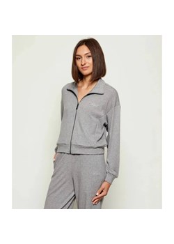 Karl Lagerfeld Bluza Signature Lurex | Regular Fit ze sklepu Gomez Fashion Store w kategorii Bluzy damskie - zdjęcie 186272108