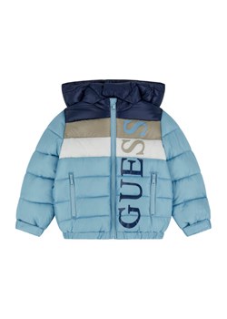 Guess Kurtka zimowa N5BL09 WEGY0 Niebieski Regular Fit ze sklepu MODIVO w kategorii Kurtki chłopięce - zdjęcie 186272708