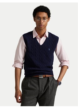 Polo Ralph Lauren Sweter 710974166001 Granatowy Regular Fit - id: 0000305625410 - marki Polo Ralph Lauren - 186272717 Polo Ralph Lauren Sweter 710974166001 Granatowy Regular Fit ze sklepu MODIVO w kategorii Swetry męskie - zdjęcie 186272717