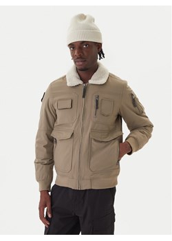 Aeronautica Militare Kurtka bomber 252AB3024UCT03151 Khaki Regular Fit ze sklepu MODIVO w kategorii Kurtki męskie - zdjęcie 186272735