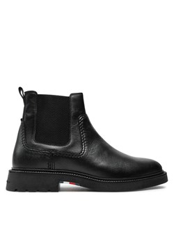 Tommy Hilfiger Sztyblety Chelsea FM0FM05184 Czarny ze sklepu MODIVO w kategorii Buty zimowe męskie - zdjęcie 186272745
