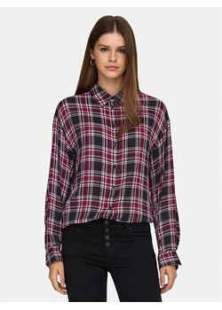 ONLY Koszula Evia 15355741 Bordowy Loose Fit ze sklepu MODIVO w kategorii Koszule damskie - zdjęcie 186272747