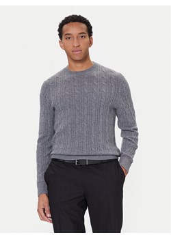 BOSS Sweter H-Hetico 50549975 Szary Regular Fit ze sklepu MODIVO w kategorii Swetry męskie - zdjęcie 186272767