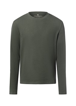 Nils Sundström Męska koszula z długim rękawem Mężczyźni Bawełna trzcinowy wypukły wzór tkaniny ze sklepu vangraaf w kategorii T-shirty męskie - zdjęcie 186274508