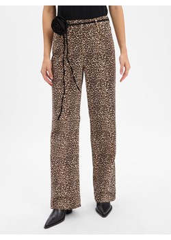 Liu Jo Collection Spodnie - Baggy Rose Kobiety wielbłądzi wzorzysty ze sklepu vangraaf w kategorii Spodnie damskie - zdjęcie 186274517