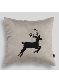 Poszewka na poduszkę Midnight Stag 43x43 cm ze sklepu dekoria.pl w kategorii Dekoracje bożonarodzeniowe - zdjęcie 186274635
