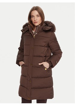 Marciano Guess Płaszcz zimowy 5BGL18 7378A Brązowy Regular Fit ze sklepu MODIVO w kategorii Płaszcze damskie - zdjęcie 186277808