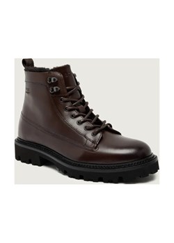 BOSS BLACK Skórzane buty wysokie Julyo_Halb_bufr ze sklepu Gomez Fashion Store w kategorii Buty zimowe męskie - zdjęcie 186279979