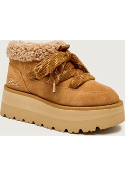 Karl Lagerfeld Śniegowce SKYLAR | shearling | zamsz ze sklepu Gomez Fashion Store w kategorii Śniegowce damskie - zdjęcie 186280105