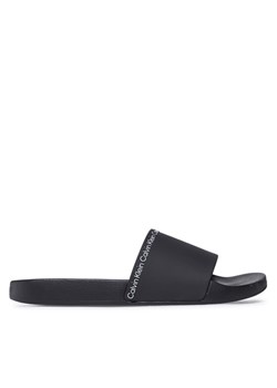 Calvin Klein Klapki Pool Slide Rubber HM0HM00981 Czarny ze sklepu MODIVO w kategorii Klapki męskie - zdjęcie 186283748