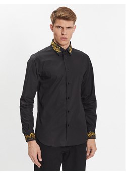 Versace Jeans Couture Koszula 74GAL2SB Czarny Regular Fit ze sklepu MODIVO w kategorii Koszule męskie - zdjęcie 186283768