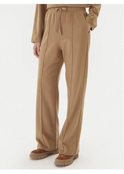 Weekend Max Mara Spodnie dzianinowe Sponda 2525786022 Beżowy Straight Fit ze sklepu MODIVO w kategorii Spodnie damskie - zdjęcie 186283789