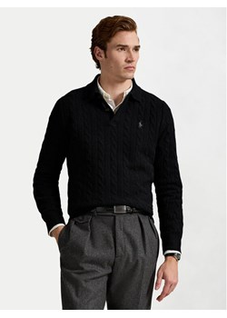 Polo Ralph Lauren Sweter 710974165001 Czarny Regular Fit ze sklepu MODIVO w kategorii Swetry męskie - zdjęcie 186283849