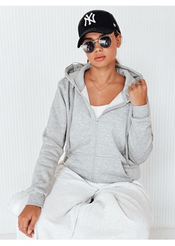 Bluza damska VICTORIA jasnoszara BY0228 ze sklepu DSTREET.PL w kategorii Bluzy damskie - zdjęcie 186284835