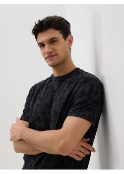 Reserved - T-shirt comfort z nadrukiem - brązowy ze sklepu Reserved w kategorii T-shirty męskie - zdjęcie 186286396