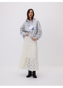 Reserved - Bluza z kapturem - jasnoszary ze sklepu Reserved w kategorii Bluzy damskie - zdjęcie 186286776
