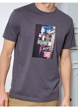 Sinsay - Koszulka z krótkim rękawem - niebieski ze sklepu Sinsay w kategorii T-shirty męskie - zdjęcie 186287319