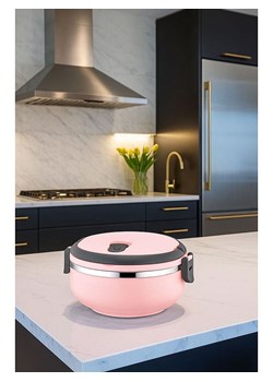 Violeta Home Pojemnik w kolorze biało-jasnoróżowym na lunch - 8 ml ze sklepu Limango Polska w kategorii Pojemniki kuchenne - zdjęcie 186289217