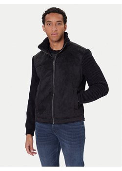 Guess Kurtka z imitacji skóry M5BR79 Z5570 Czarny Regular Fit ze sklepu MODIVO w kategorii Kurtki męskie - zdjęcie 186290897