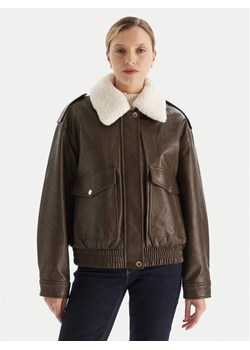 MICHAEL Michael Kors Kurtka z imitacji skóry 77A1487M52 Brązowy Relaxed Fit ze sklepu MODIVO w kategorii Kurtki damskie - zdjęcie 186290969