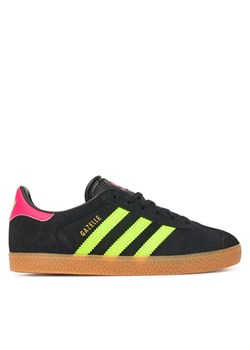 adidas Sneakersy Gazelle JQ5994 Czarny ze sklepu MODIVO w kategorii Buty sportowe dziecięce - zdjęcie 186291017
