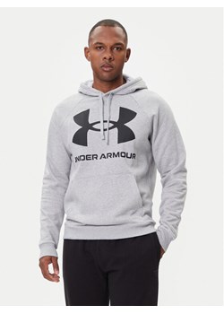 Under Armour Bluza Ua Rival 1357093 Szary Regular Fit ze sklepu MODIVO w kategorii Bluzy męskie - zdjęcie 186291026