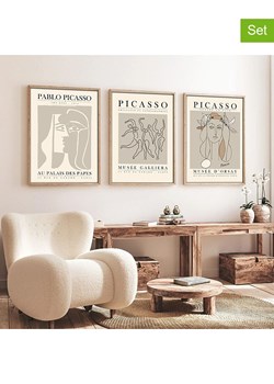 ABERTO DESIGN Druki artystyczne (3 szt.) w ramce - id: 17531741 - marki Aberto Design - 186292619 ABERTO DESIGN Druki artystyczne (3 szt.) w ramce ze sklepu Limango Polska w kategorii Obrazy - zdjęcie 186292619