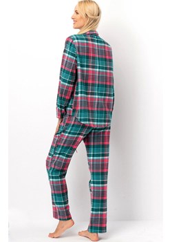 Flanelowa piżama damska LNS 419, Kolor czerwono-zielony, Rozmiar S, Key - id: 218397 - marki Key - 186295506 Flanelowa piżama damska LNS 419, Kolor czerwono-zielony, Rozmiar S, Key ze sklepu Primodo w kategorii Piżamy damskie - zdjęcie 186295506