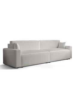 Biała sofa tapicerowana z funkcją spania W3-R85 ze sklepu Edinos.pl w kategorii Sofy i kanapy - zdjęcie 186296365