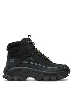 Trapery CAT Footwear Intruder Galosh 2.0 Mid WP P111559 Czarny ze sklepu eobuwie.pl w kategorii Buty zimowe męskie - zdjęcie 186296738