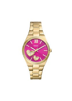 Zegarek Fossil Scarlette ES5325 Złoty ze sklepu eobuwie.pl w kategorii Zegarki - zdjęcie 186296799