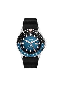 Zegarek Fossil Blue GMT FS6049 Czarny ze sklepu eobuwie.pl w kategorii Zegarki - zdjęcie 186296839