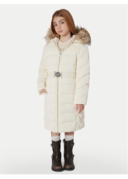 Guess Płaszcz zimowy J5BL19 W3080 Écru Regular Fit ze sklepu MODIVO w kategorii Płaszcze dziewczęce - zdjęcie 186297918
