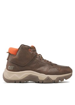 CAT Footwear Trzewiki Detours Mid P725421 Brązowy ze sklepu MODIVO w kategorii Buty zimowe męskie - zdjęcie 186298065