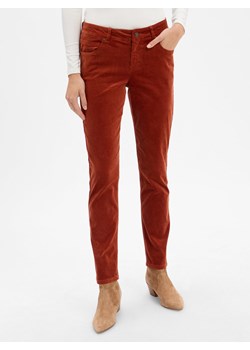 Franco Callegari Damskie spodnie sztruksowe Kobiety Bawełna sjena jednolity ze sklepu vangraaf w kategorii Spodnie damskie - zdjęcie 186299586