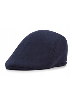 Męski Kaszkiet Przejściowy (Jesienno-Zimowy) - Pako Jeans - Granatowy CPAPJNSKASZKIET1453 ze sklepu JegoSzafa.pl w kategorii Kaszkiety męskie - zdjęcie 186299978