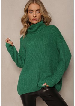 Zielony Golf Oversize Malia ze sklepu renee.pl w kategorii Swetry damskie - zdjęcie 186302386