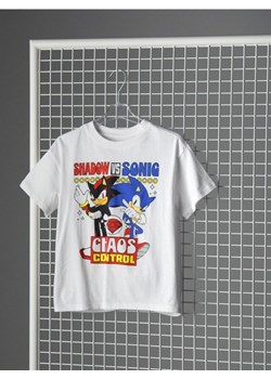 Sinsay - Koszulka z nadrukiem Sonic the Hedgehog - biały ze sklepu Sinsay w kategorii Bluzki dziewczęce - zdjęcie 186303986