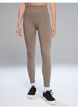 Sinsay - Legginsy sportowe - kremowy ze sklepu Sinsay w kategorii Spodnie damskie - zdjęcie 186304129