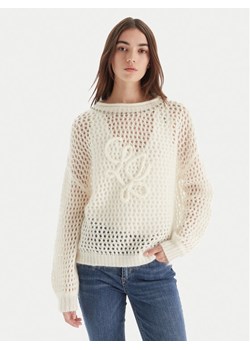 Liu Jo Sweter MF5430 MS039 Écru Relaxed Fit ze sklepu MODIVO w kategorii Swetry damskie - zdjęcie 186304337