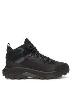 Merrell Trekkingi Speed Strike 2 Leather Mid Waterproof J038071 Czarny ze sklepu MODIVO w kategorii Buty trekkingowe męskie - zdjęcie 186304347
