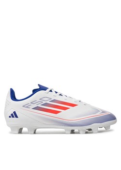 adidas Buty do piłki nożnej F50 Club FxG IF1382 Biały ze sklepu MODIVO w kategorii Buty sportowe dziecięce - zdjęcie 186304428