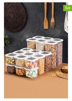 Hermia Pojemniki (18 szt.) w kolorze białym ze sklepu Limango Polska w kategorii Pojemniki kuchenne - zdjęcie 186308465