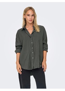 ONLY Bluzka w kolorze khaki ze sklepu Limango Polska w kategorii Koszule damskie - zdjęcie 186308725
