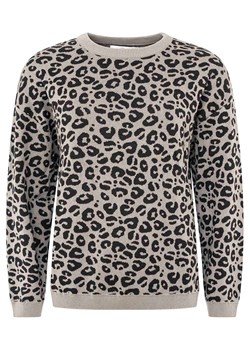Zwillingsherz Sweter &quot;Leo&quot; w kolorze szarym ze sklepu Limango Polska w kategorii Swetry damskie - zdjęcie 186309086