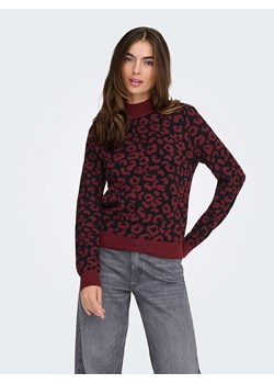 ONLY Sweter w kolorze bordowo-czarnym ze sklepu Limango Polska w kategorii Swetry damskie - zdjęcie 186309349