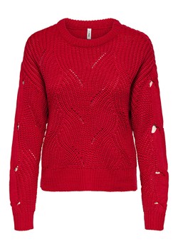 ONLY Sweter w kolorze czerwonym ze sklepu Limango Polska w kategorii Swetry damskie - zdjęcie 186309358