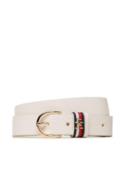 Pasek Damski Tommy Hilfiger Th Timeless 2.5 Corp AW0AW14802 Biały ze sklepu eobuwie.pl w kategorii Paski damskie - zdjęcie 186313626